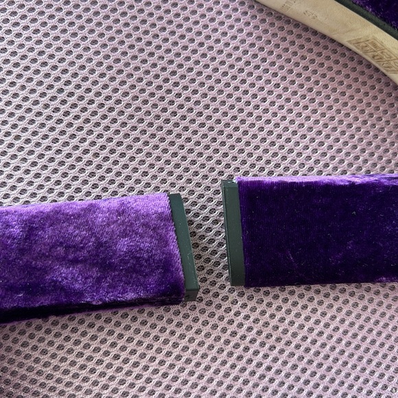 Crushed velvet purple Marian Spain heels - Picture 7 of 9